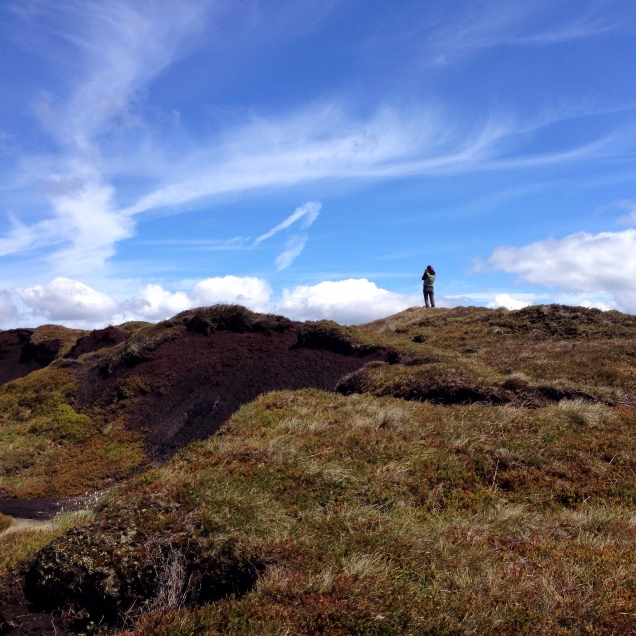Outdoor Bloggers Weekend at Edale May 2015, Jenni Tulip on Kinder Scout